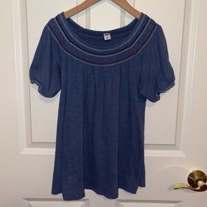 Old Navy XS Women's Relaxed Bubble Sleeve Top